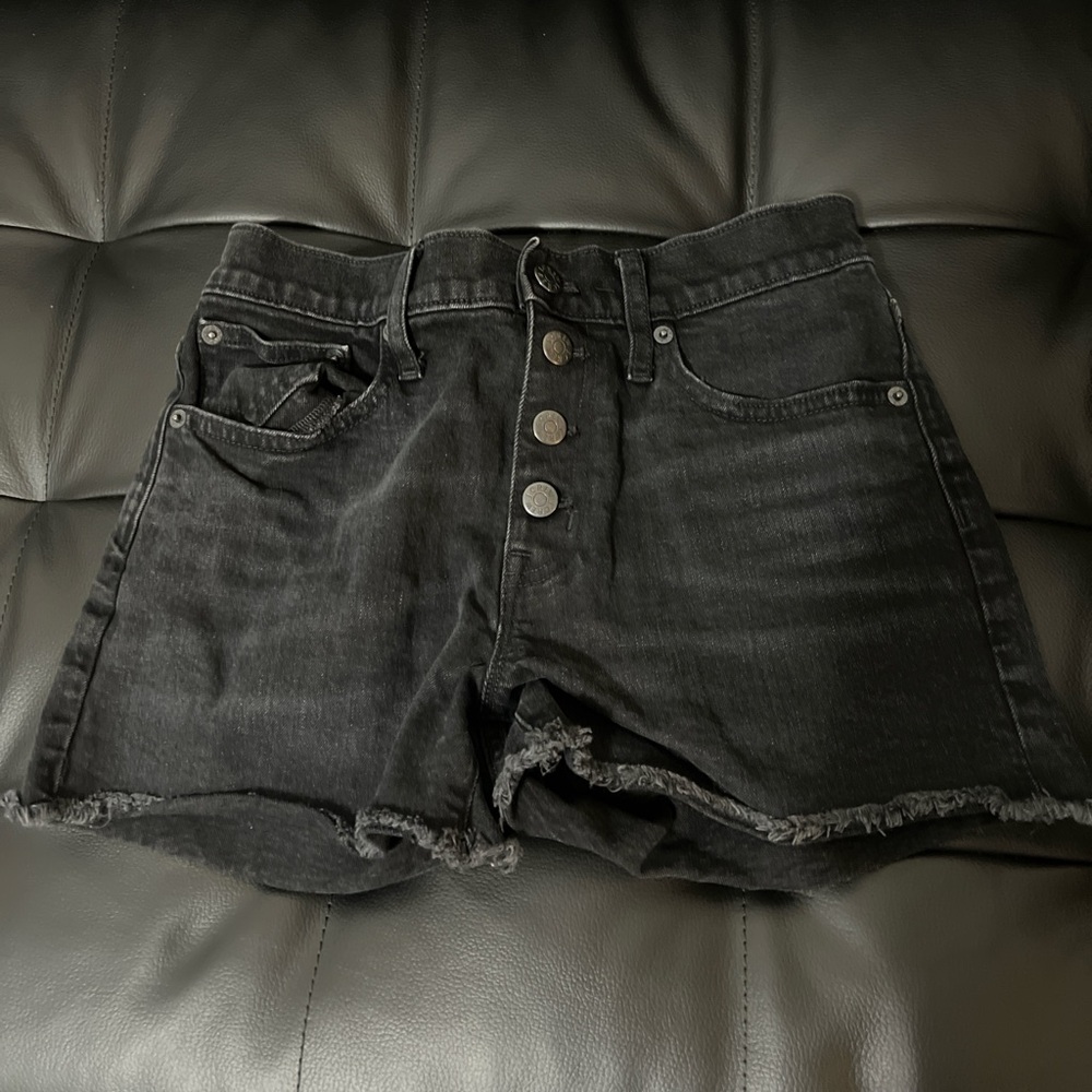 J. Crew Black Jean Shorts